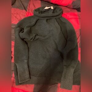 RD Style Knit Oversized Turtleneck Sweater in Forest Green, Size Women’s Small